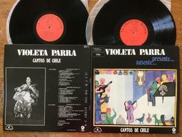 2 LP Violeta Parra « Cantos de Chile »